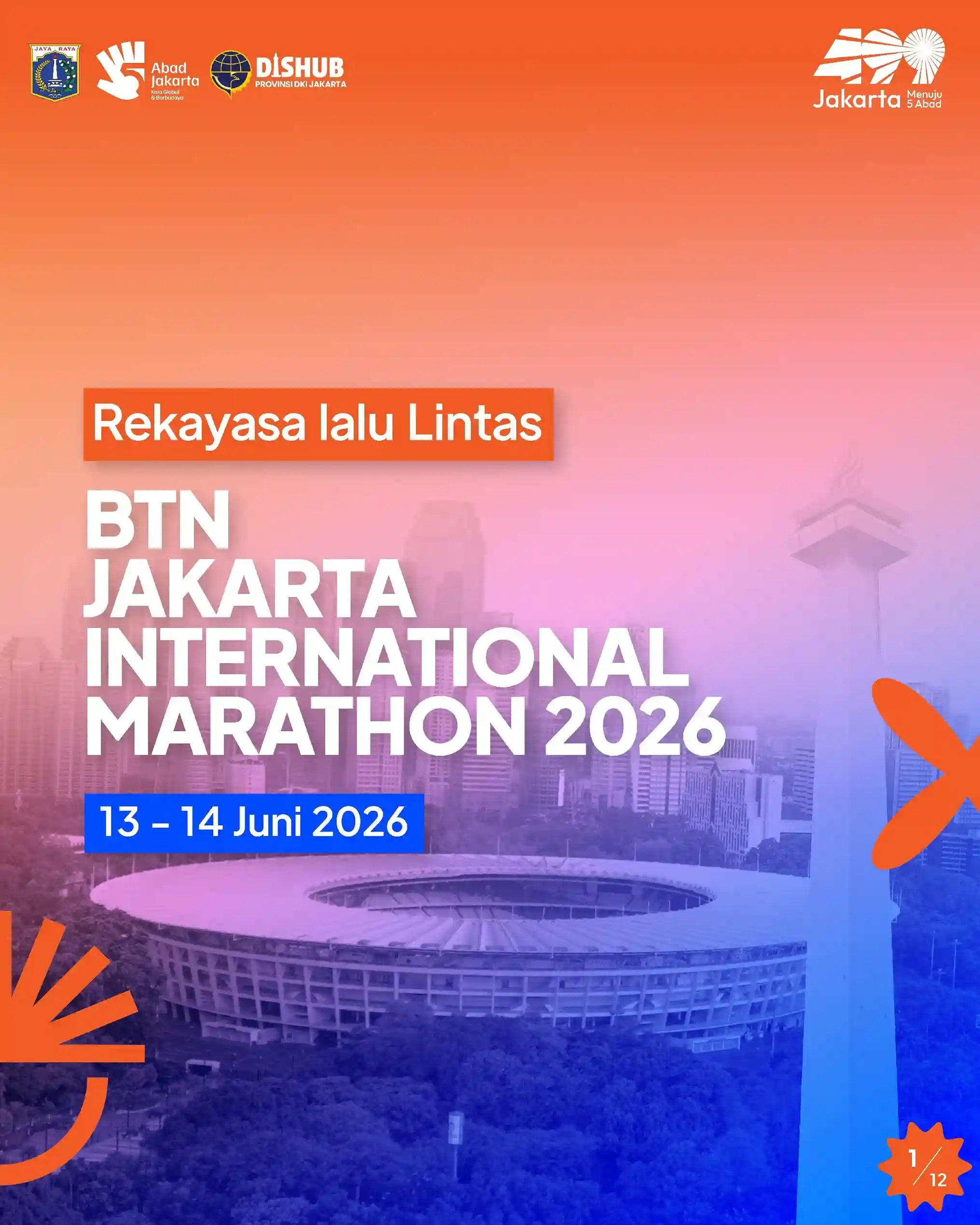 Informasi Penutupan Jalan 1 JAKIM 2026