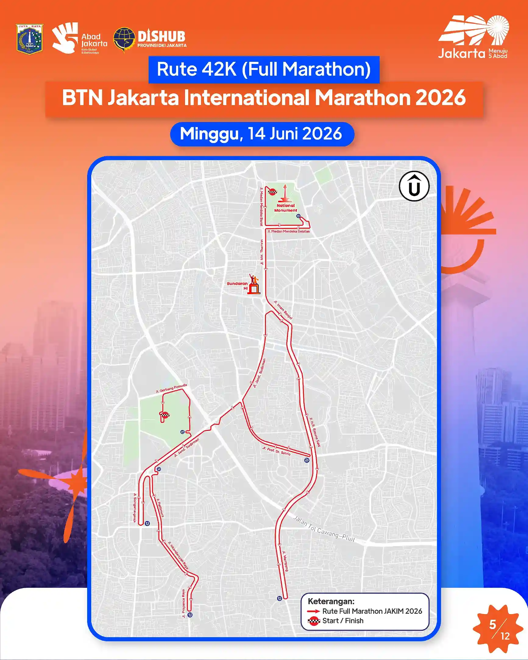 Informasi Penutupan Jalan 5 JAKIM 2026
